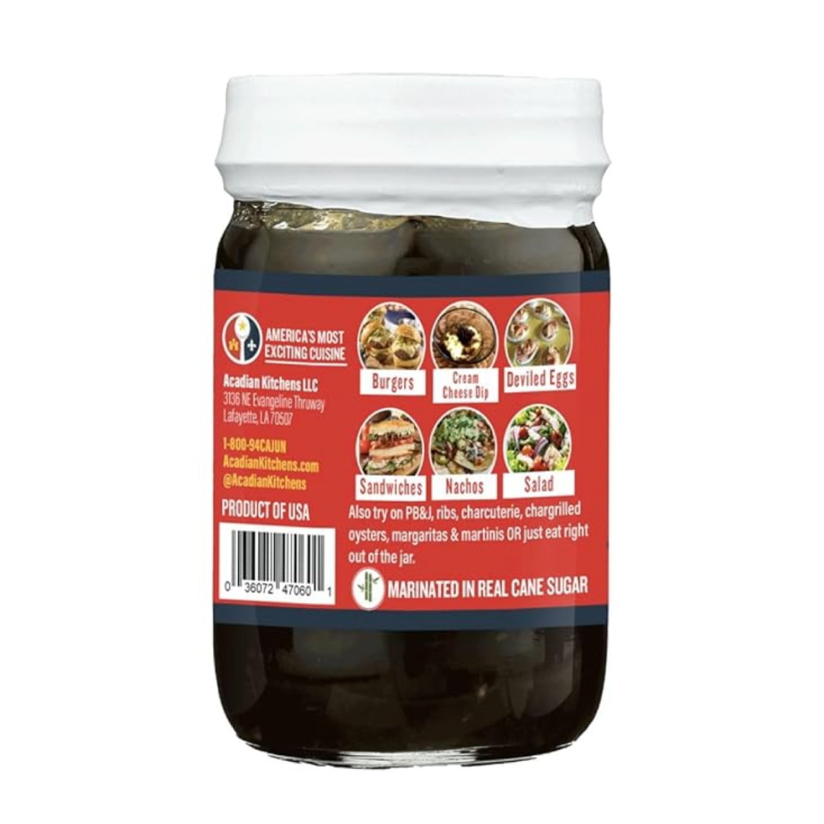 Ragin' Cajun - Sweet Jalapeno Relish - 15 oz Jar, All Natural