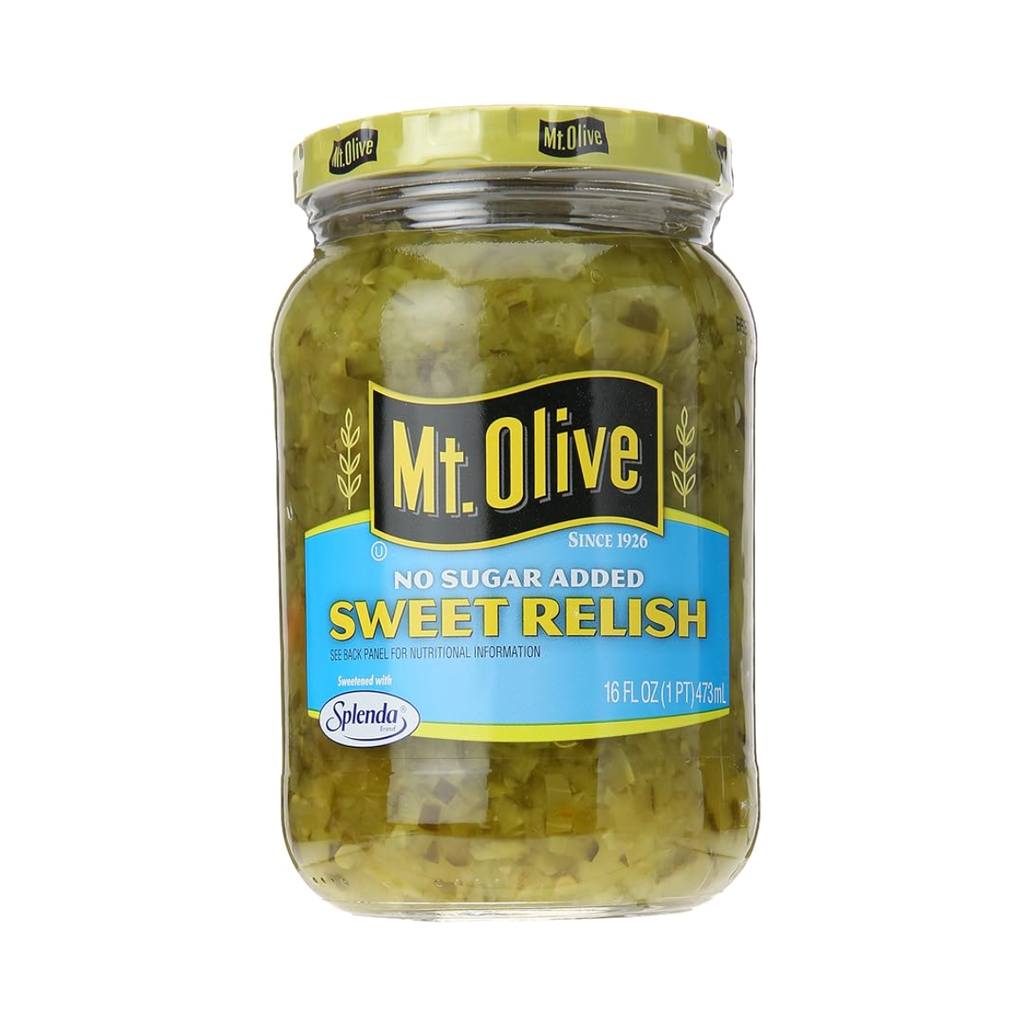Mt. Olive No Added Sugar Sweet Relish, 16 oz