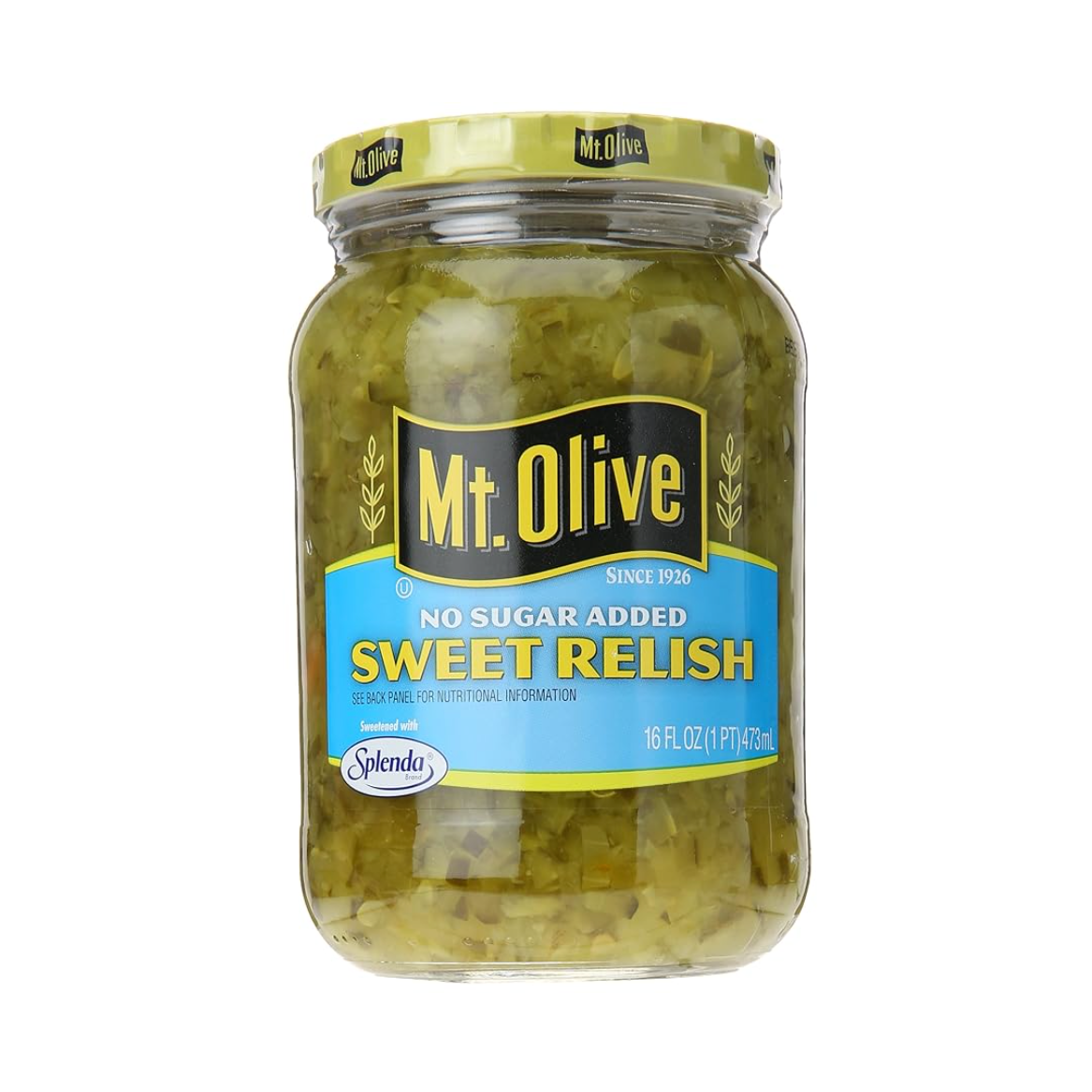 Mt. Olive No Added Sugar Sweet Relish, 16 oz